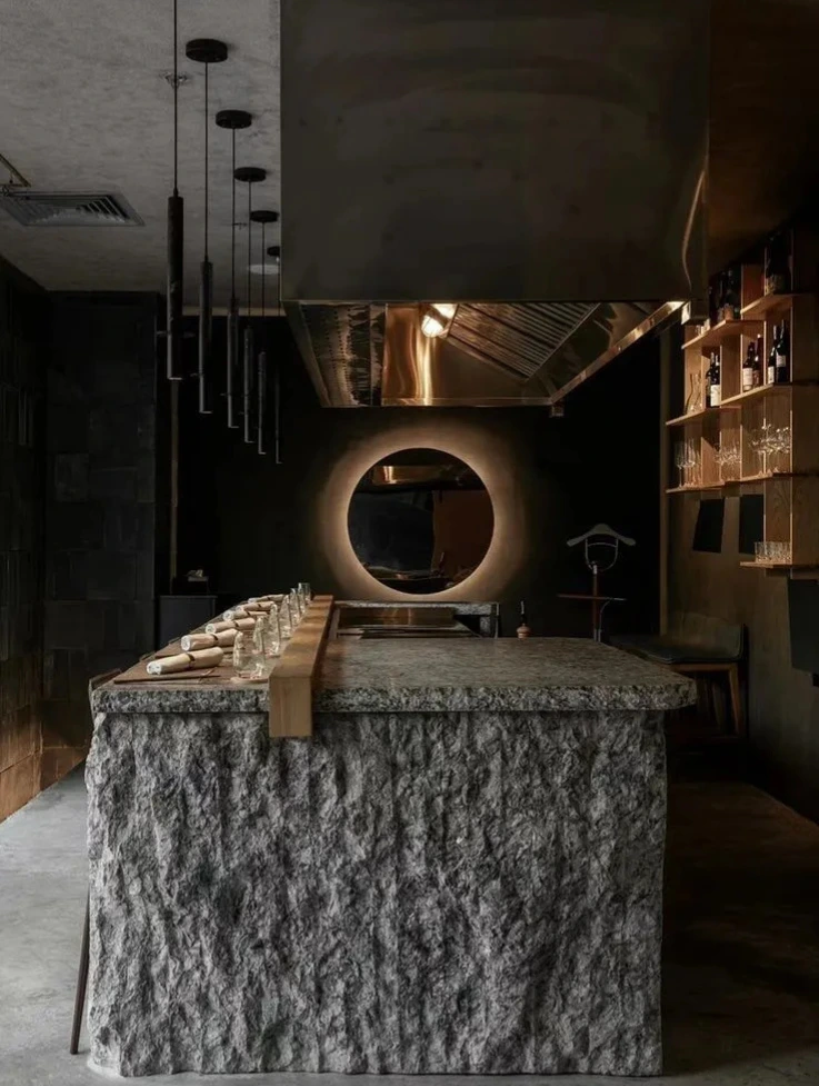 Imitation de matiere restaurant