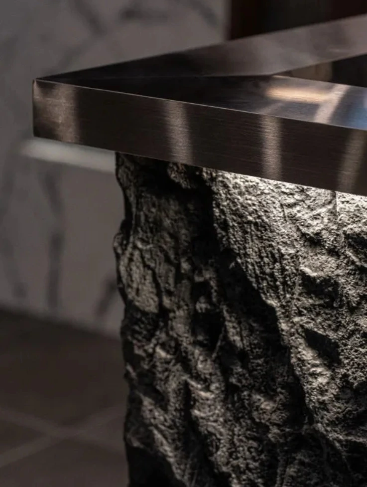 Imitation de matiere table